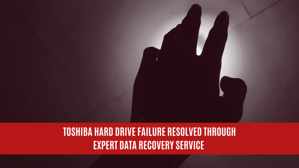 Toshiba Hard Drive Failure Resolved Through Expert Data Recovery Service