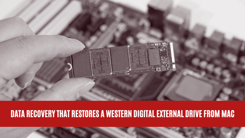 Data Recovery that Restores a Western Digital External Drive from Mac Data Recovery that Restores a Western Digital External Drive from Mac
